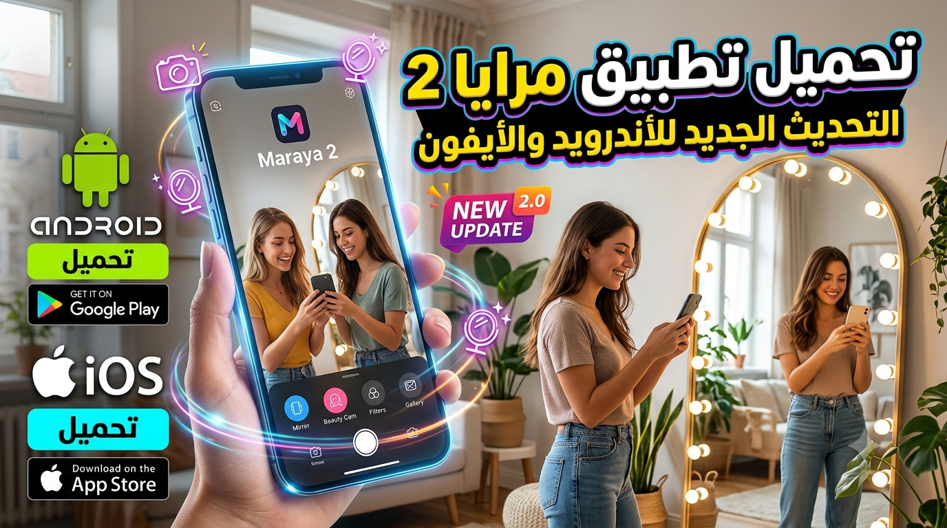 تحميل تطبيق مرايا 2 التحديث الجديد للأندرويد والأيفون